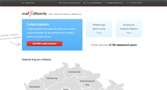 Desktop Screenshot of mojebillboardy.cz