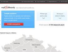 Tablet Screenshot of mojebillboardy.cz